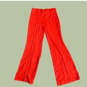 Vintage 70s flared red/orange pants